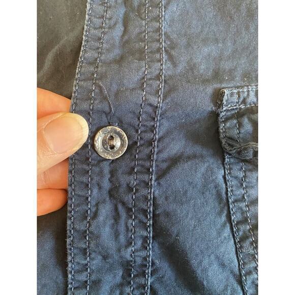 Converse One Star Short Sleeve Shirt Men’s Small Button Up Collar 100% Cotton - Picture 7 of 11